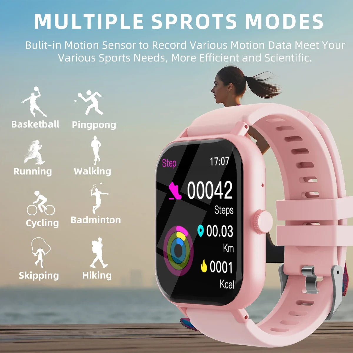 1.99" Bluetooth Call Smartwatch for Men Women