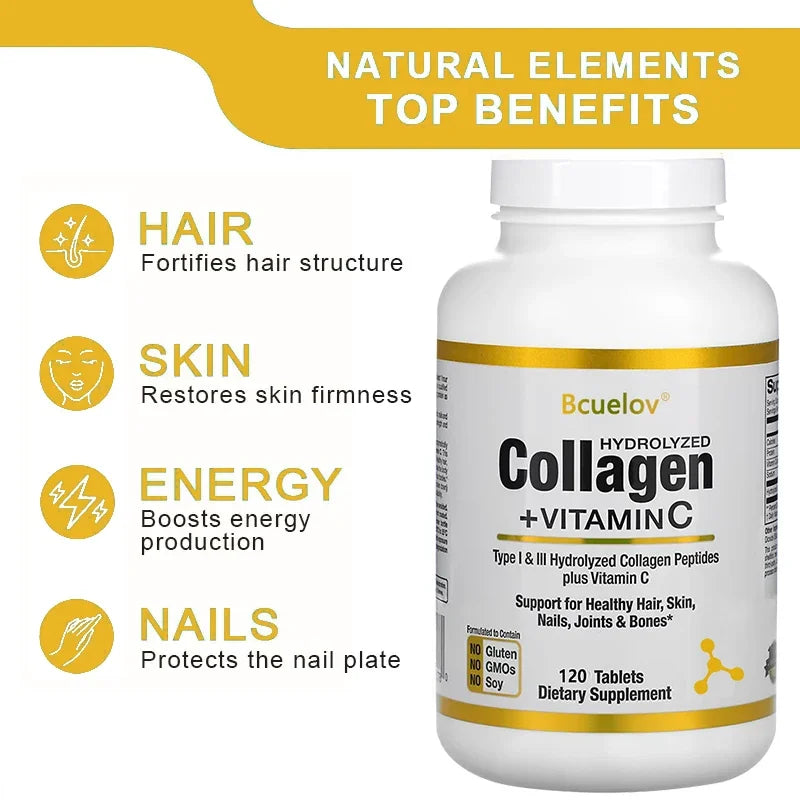 Hydrolyzed Collagen Peptides Hair Skin Nails