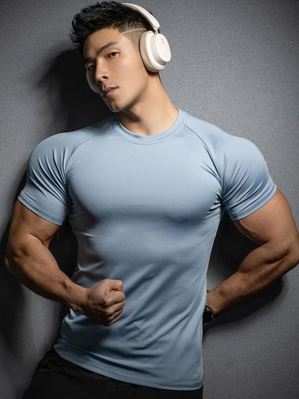 Men's High Performance Athletic T Shirt for Workouts
