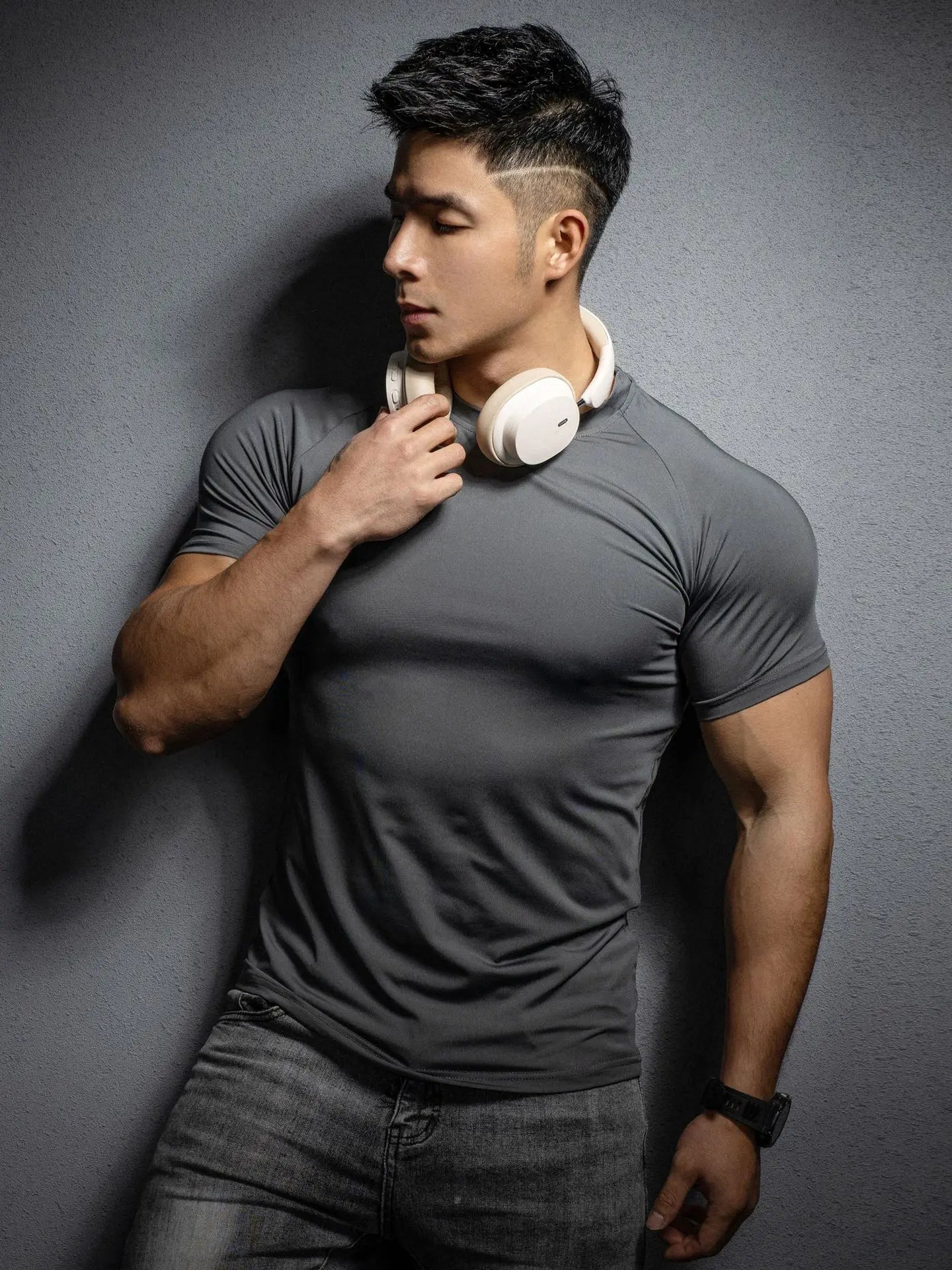 Men's High Performance Athletic T Shirt for Workouts