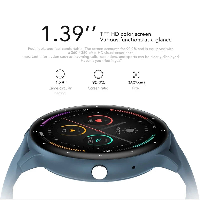 Ultra Slim Smartwatch for Men with 100+ Sports