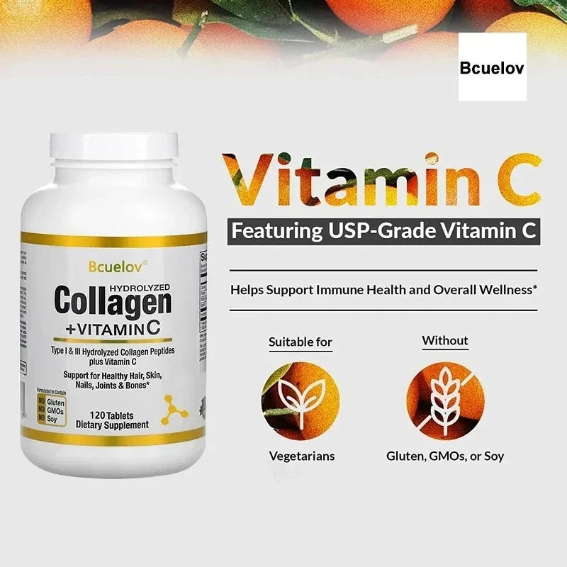 Hydrolyzed Collagen Peptides Hair Skin Nails