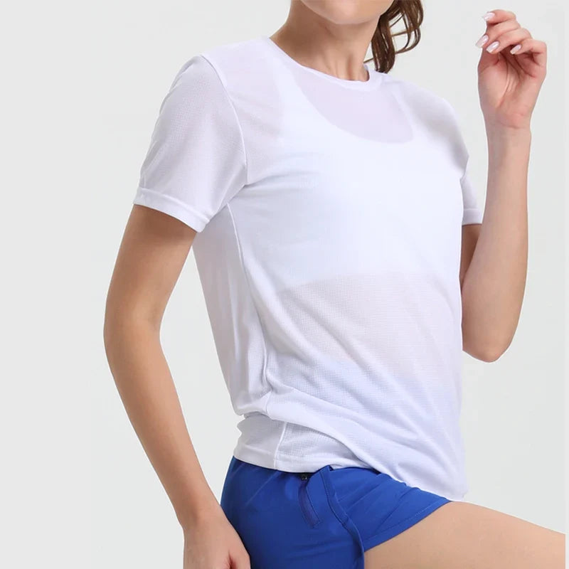 Women's Quick Dry Compression Shirt for Gym Running