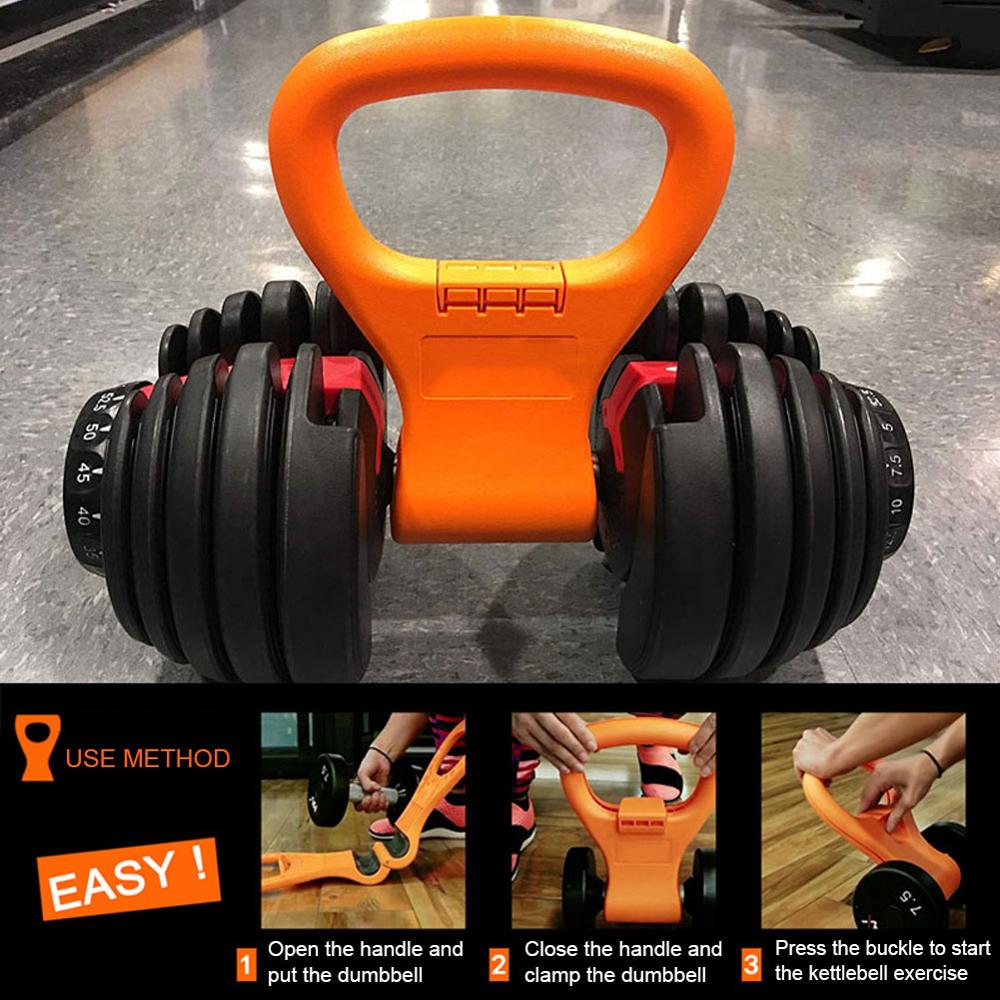 Portable Flexible Dumbbell Clip Fitness Training Handle