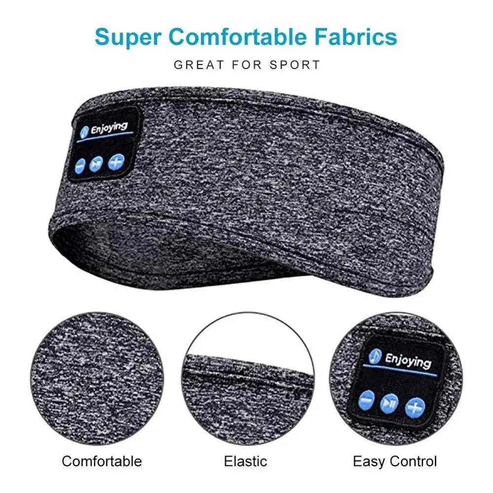 Bluetooth Wireless Sports Headband Headphones for Sleep Music