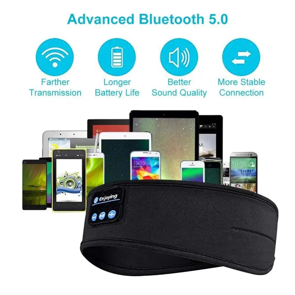 Bluetooth Wireless Sports Headband Headphones for Sleep Music