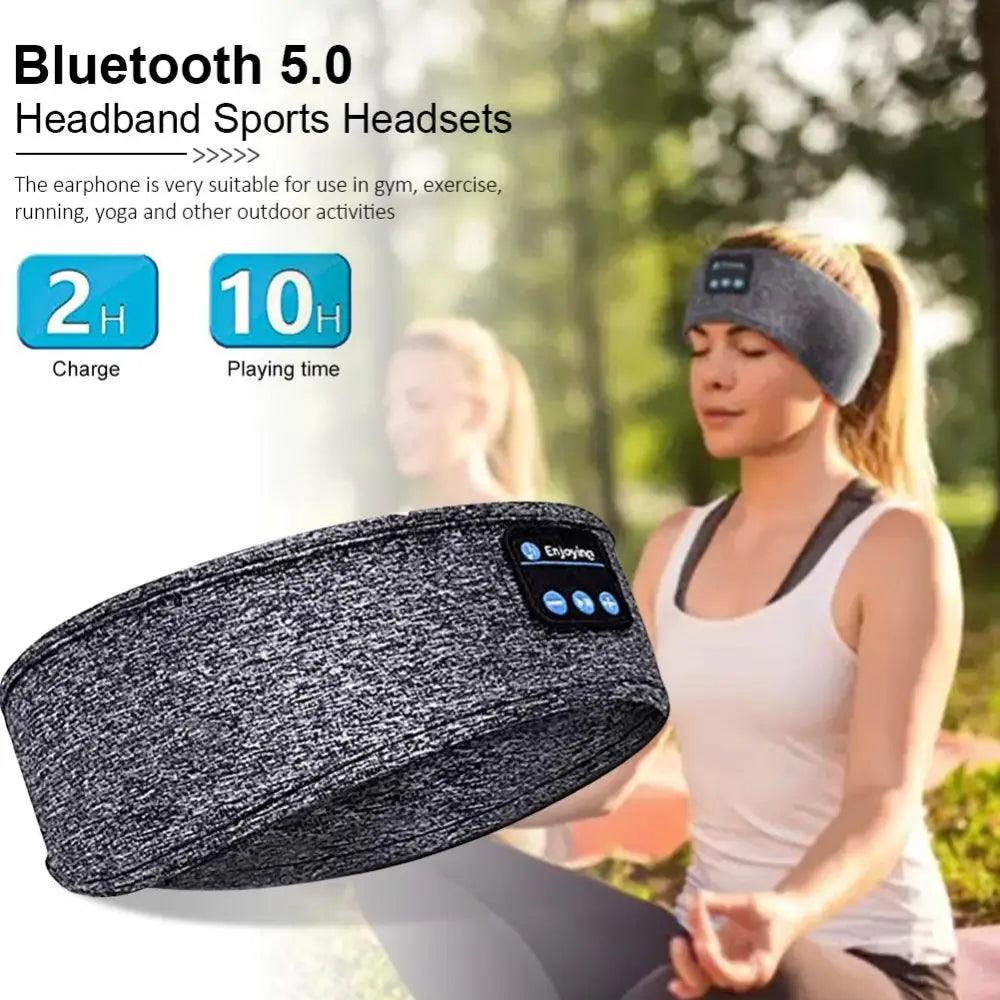 Bluetooth Wireless Sports Headband Headphones for Sleep Music