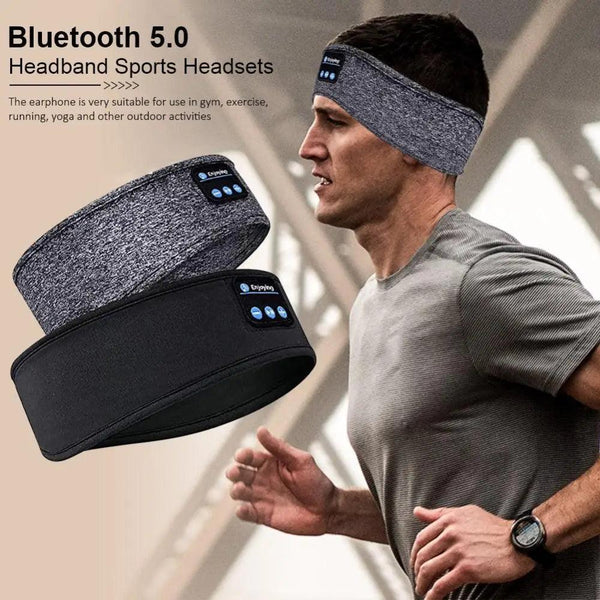 Bluetooth Wireless Sports Headband Headphones for Sleep Music