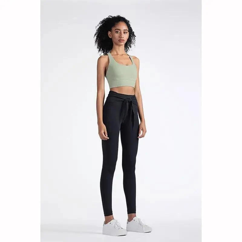 Women's Nylon Breathable Yoga Sports Bra Top