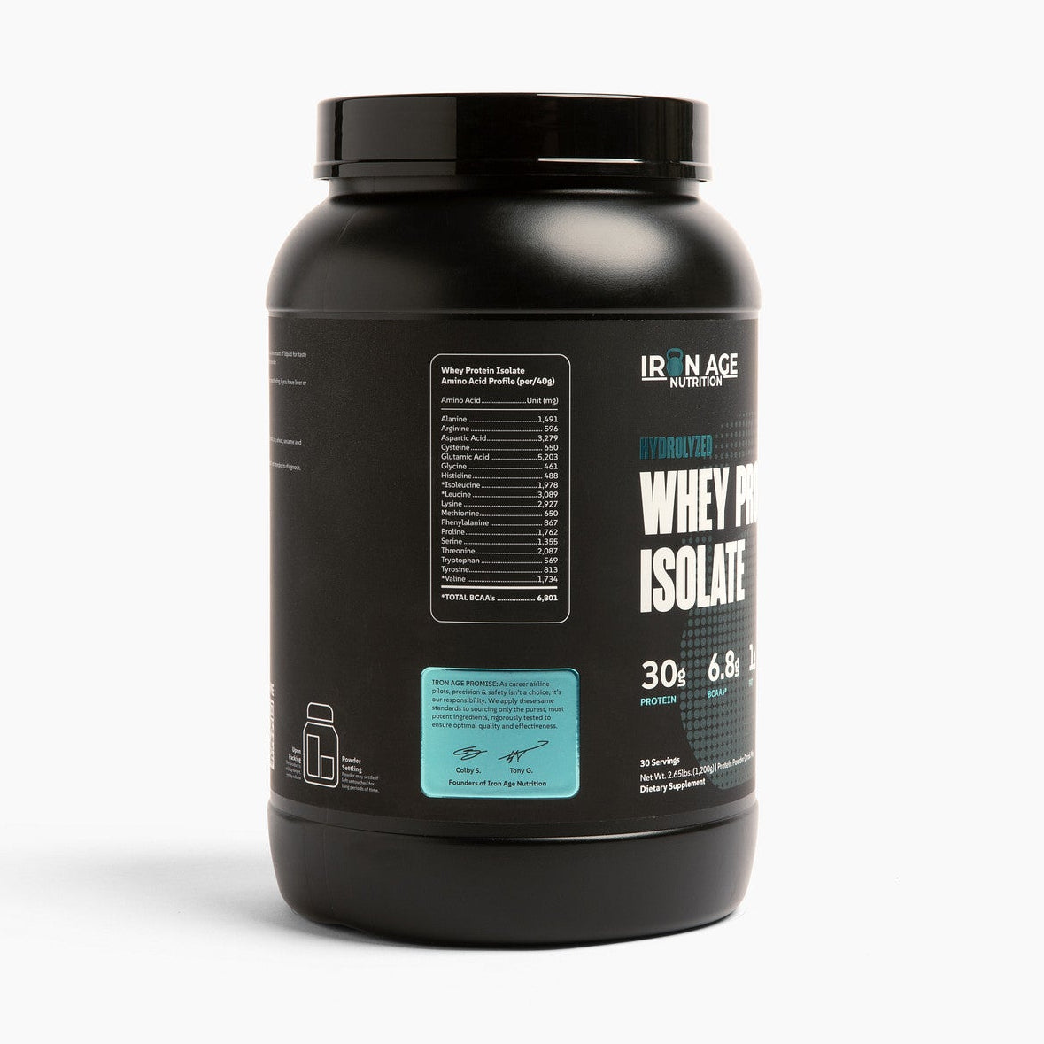 Iron Age Whey Protein Isolate 30g Per Serving