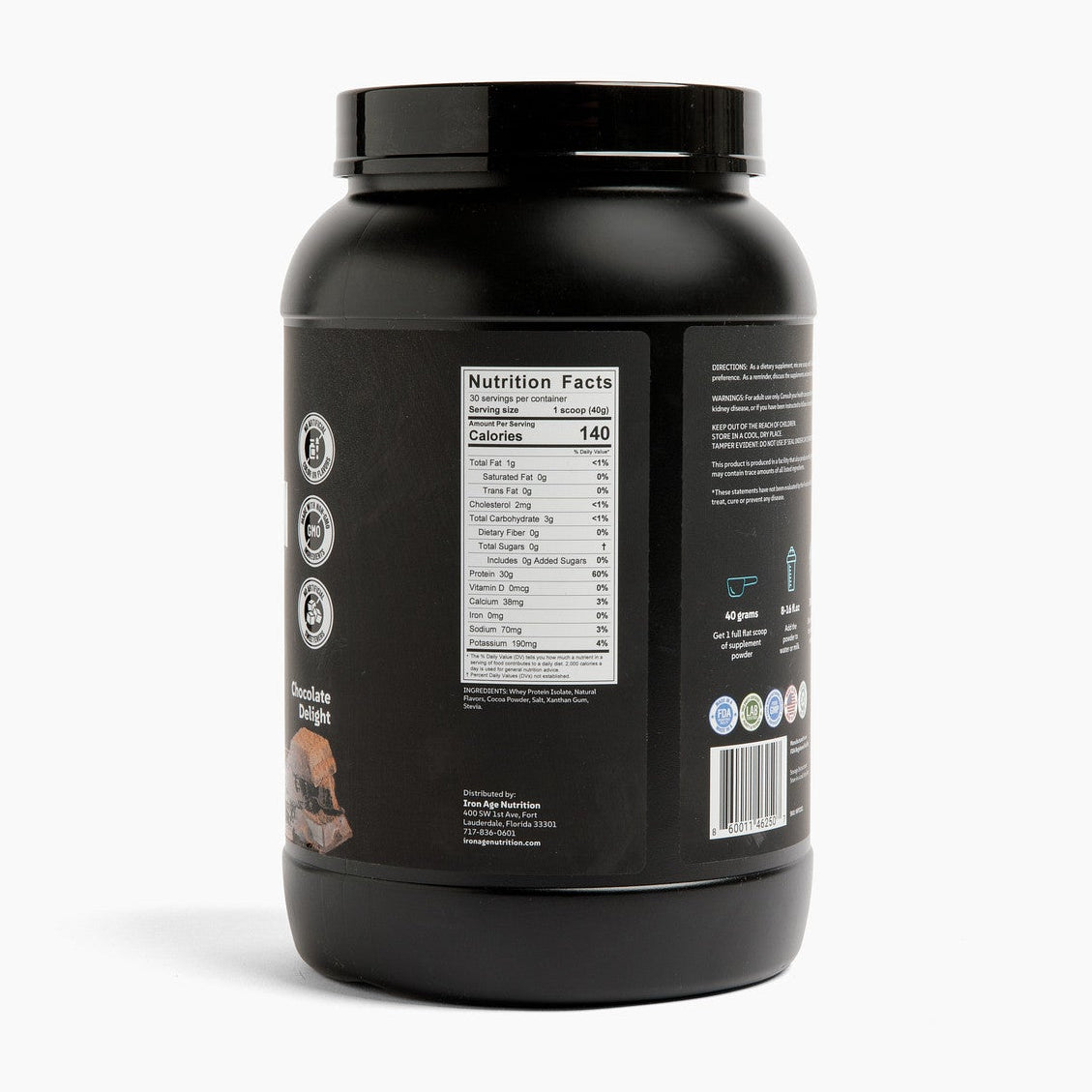 Iron Age Whey Protein Isolate 30g Per Serving